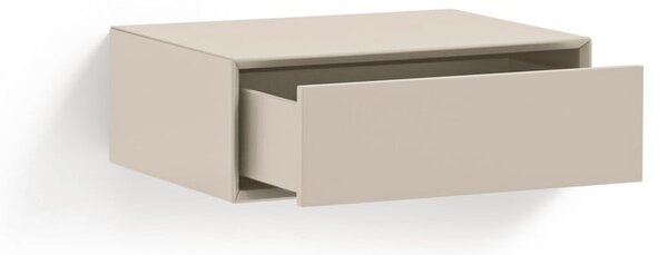 Krémszínű függő éjjeliszekrény Platt – Teulat