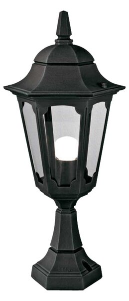 Elstead klasszikus kültéri állólámpa parish fekete átlátszó elspr4-black IP44