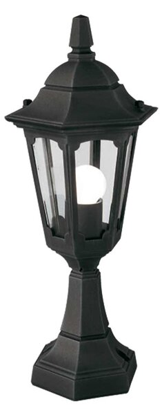 Elstead klasszikus kültéri állólámpa parish fekete átlátszó elsprm4-black IP44