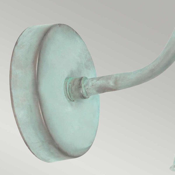 Elstead loft vintage kültéri fali lámpa somerton patina zöld elssomerton-v IP44