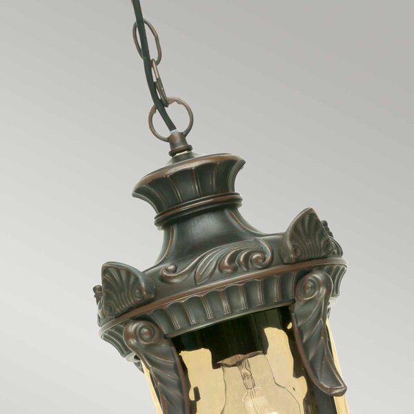 Elstead klasszikus kültéri függeszték philadelphia borostyán antik bronz elsph8-m-ob IP44