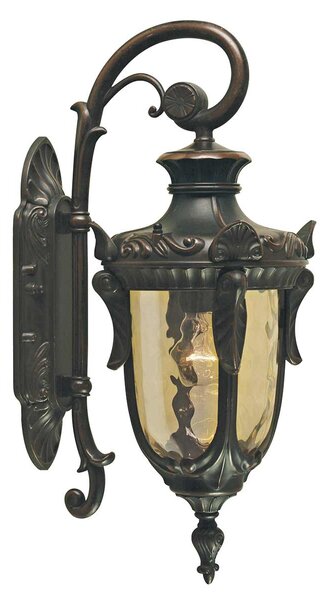 Elstead klasszikus kültéri fali lámpa philadelphia borostyán antik bronz elsph2-m-ob IP44