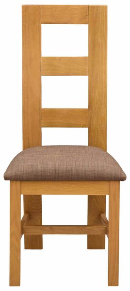 VidaXL Étkezőszék 2 pcs Tömör Tölgyfa Szürke 45 x 51 x 105 cm