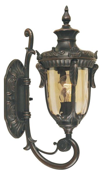 Elstead klasszikus kültéri fali lámpa philadelphia borostyán antik bronz elsph1-s-ob IP44