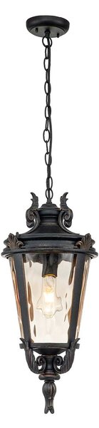 Elstead klasszikus kültéri függeszték baltimore borostyán antik bronz elsbt8-l