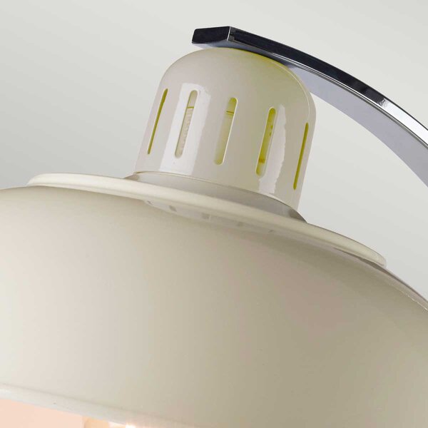 Elstead modern skandináv asztali lámpa franklin króm tejszínes elsfranklin-cream