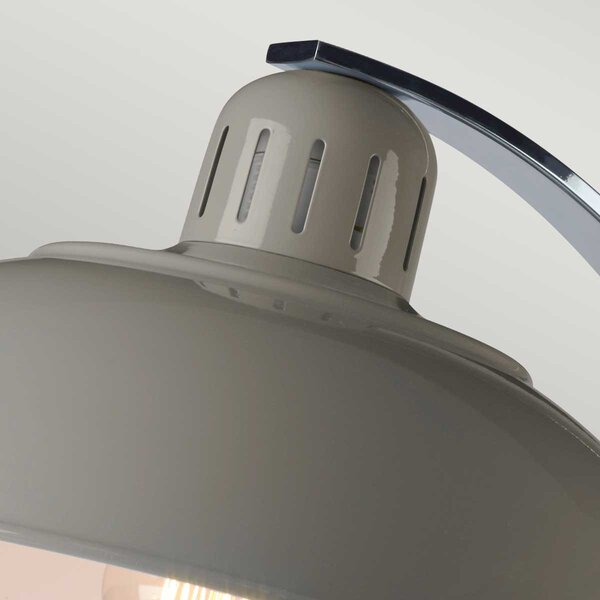 Elstead modern skandináv asztali lámpa franklin króm szürke elsfranklin-grey