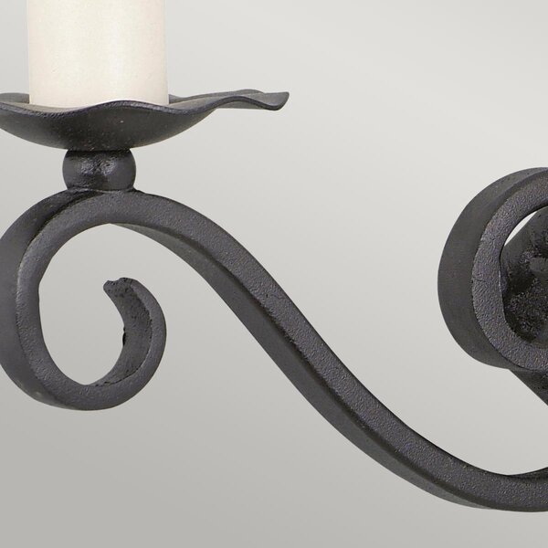 Elstead klasszikus fali lámpa rectory fehér fekete elsry2a-black