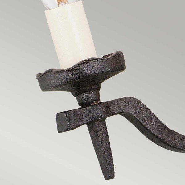 Elstead klasszikus fali lámpa rectory fehér fekete elsry2b-black