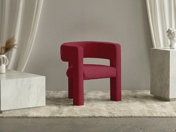 Bordó design fotel ALPAH B VELVET