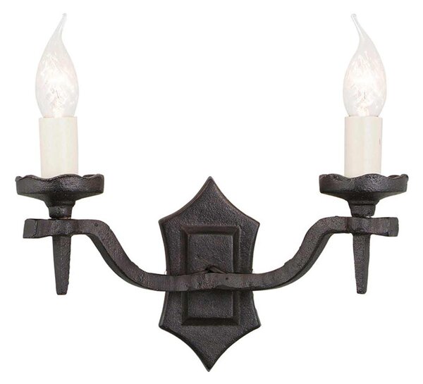 Elstead klasszikus fali lámpa rectory fehér fekete elsry2b-black