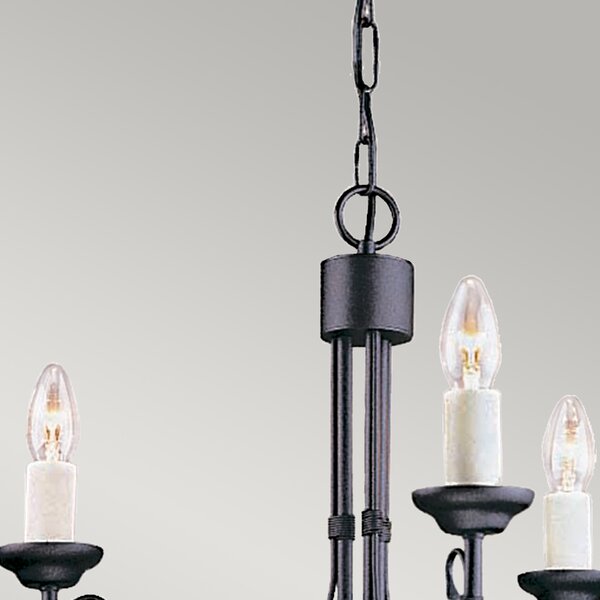 Elstead klasszikus csillár chartwell fekete elsch3-black