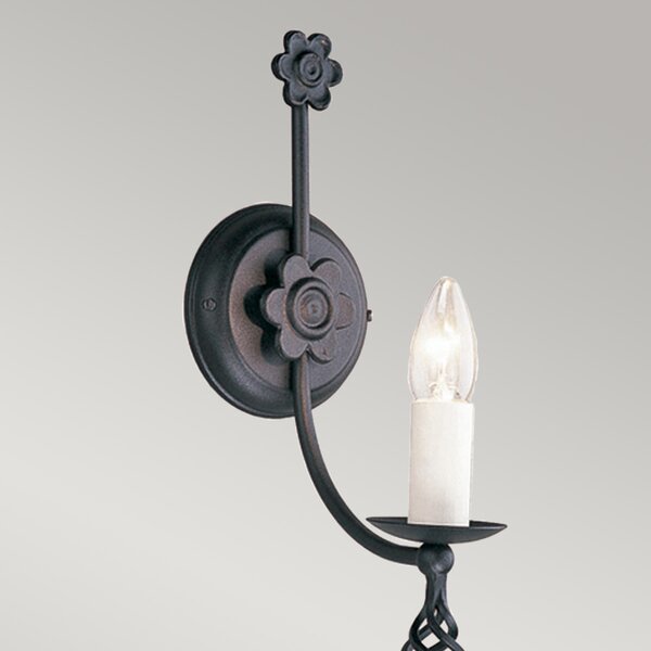 Elstead klasszikus fali lámpa belfry fekete elsby1-black