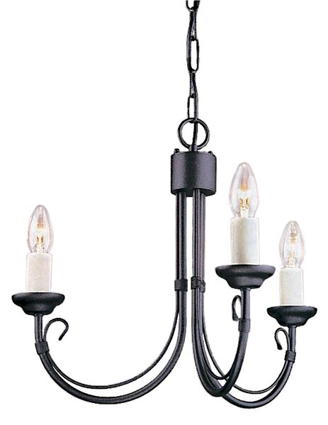 Elstead klasszikus csillár chartwell fekete elsch3-black