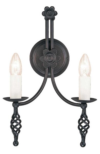 Elstead klasszikus fali lámpa belfry fekete elsby2-black
