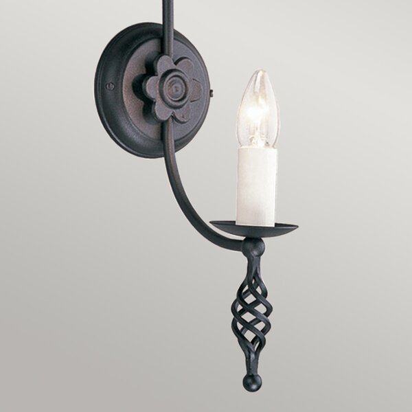 Elstead klasszikus fali lámpa belfry fekete elsby1-black