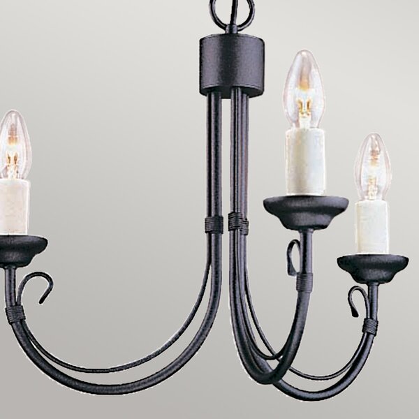 Elstead klasszikus csillár chartwell fekete elsch3-black