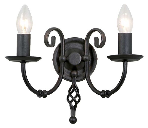 Elstead klasszikus fali lámpa artisan fekete elsart2-black