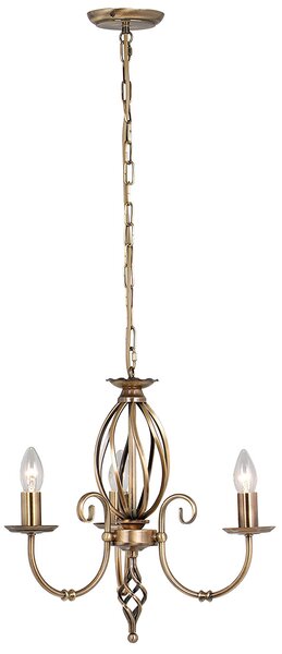 Elstead klasszikus csillár artisan antik sárgaréz elsart3-agd-brass