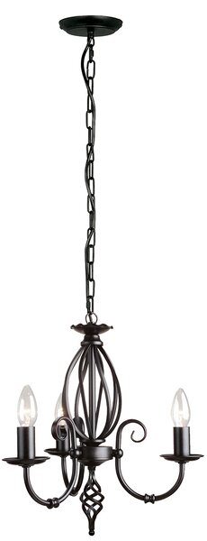 Elstead klasszikus csillár artisan fekete elsart3-black