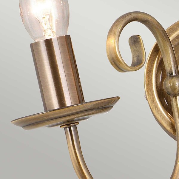 Elstead klasszikus fali lámpa artisan antik sárgaréz elsart2-agd-brass