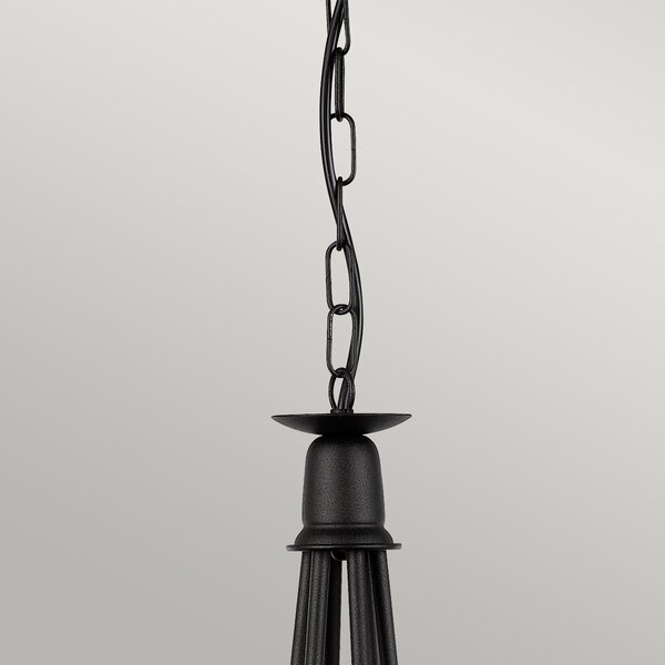 Elstead klasszikus csillár minster fekete elsmn6-black