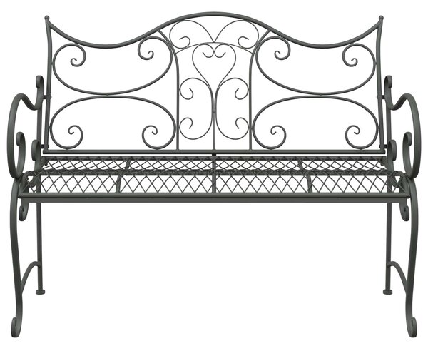 VidaXL Kerti pad 2 személyes 114 x 56,5 x 90 cm Acél
