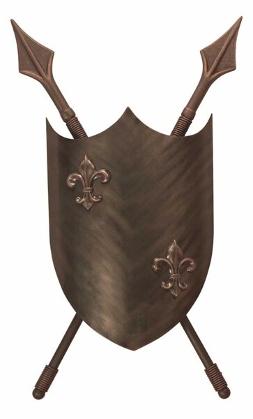 Elstead klasszikus vintage fali lámpa crusader barna elscrusader-w-l