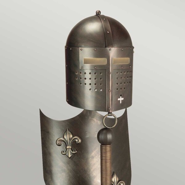 Elstead klasszikus vintage asztali lámpa crusader barna elscrusader-t-l