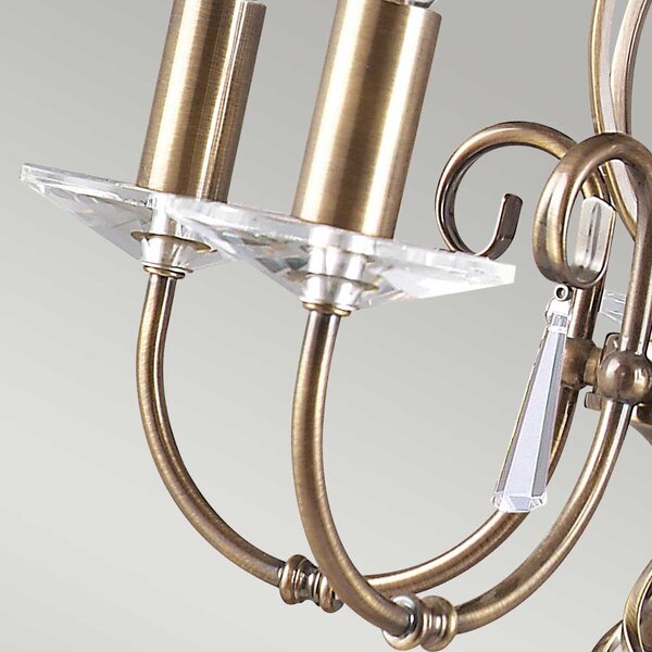 Elstead klasszikus csillár aegean sárgaréz elsag5-aged-brass