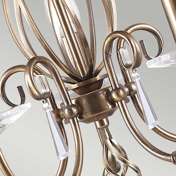 Elstead klasszikus csillár aegean sárgaréz elsag5-aged-brass