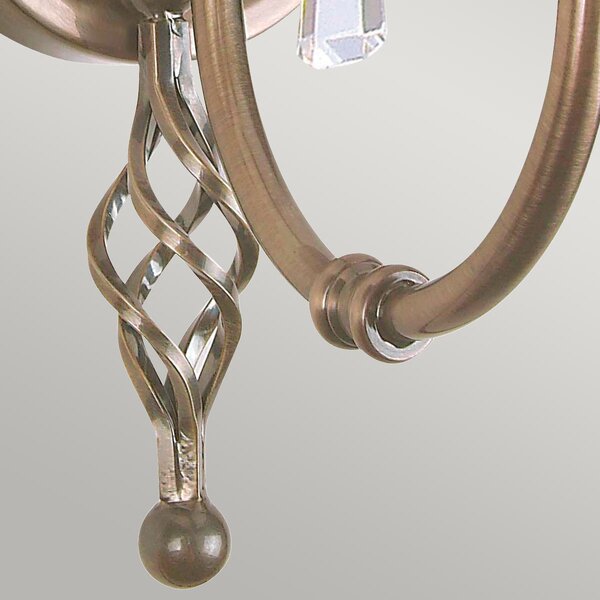 Elstead klasszikus fali lámpa aegean sárgaréz elsag1-aged-brass