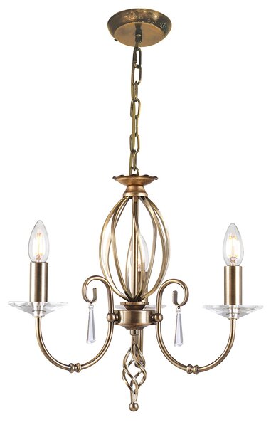 Elstead klasszikus csillár aegean sárgaréz elsag3-aged-brass