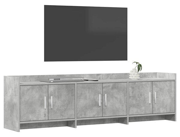 VidaXL TV szekrény 168 x 33 x 47 cm Betonszürke Szerelt Fa