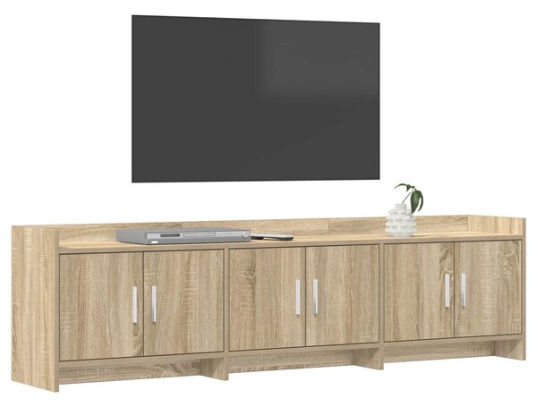 VidaXL TV szekrény 168 x 33 x 47 cm Sonoma Tölgy Szerelt Fa