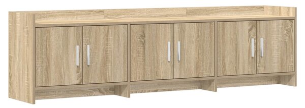VidaXL TV szekrény 168 x 33 x 47 cm Sonoma Tölgy Szerelt Fa