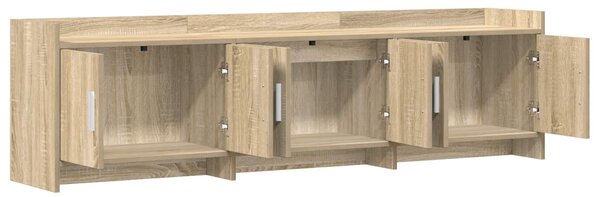 VidaXL TV szekrény 168 x 33 x 47 cm Sonoma Tölgy Szerelt Fa