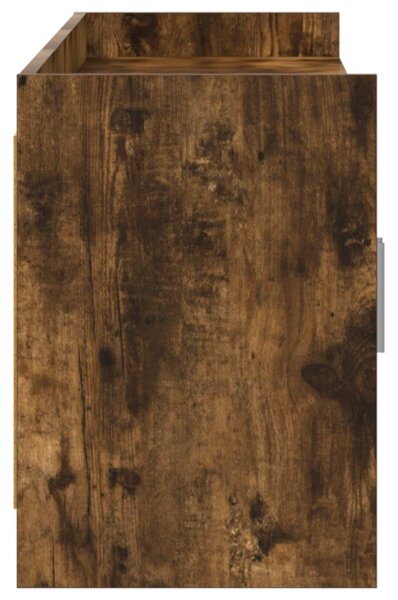 VidaXL TV szekrény 168 x 33 x 47 cm Füstös Tölgy Szerelt Fa