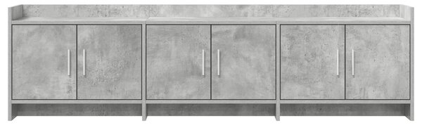 VidaXL TV szekrény 168 x 33 x 47 cm Betonszürke Szerelt Fa