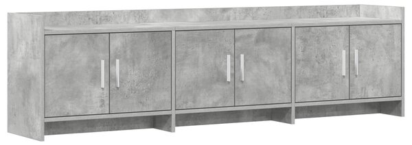 VidaXL TV szekrény 168 x 33 x 47 cm Betonszürke Szerelt Fa