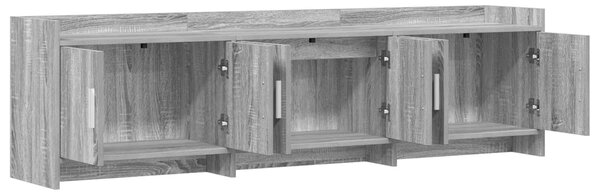 VidaXL TV szekrény 168 x 33 x 47 cm Szürke Sonoma Szerelt Fa
