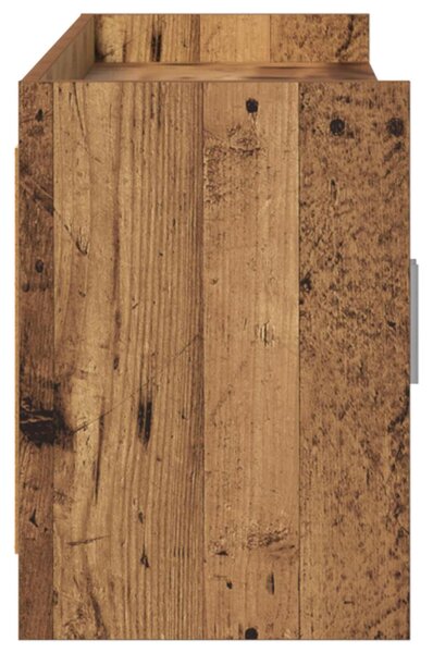 VidaXL TV szekrény 168 x 33 x 47 cm Antik Fa Szerelt Fa