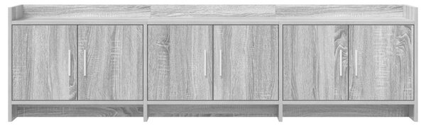 VidaXL TV szekrény 168 x 33 x 47 cm Szürke Sonoma Szerelt Fa