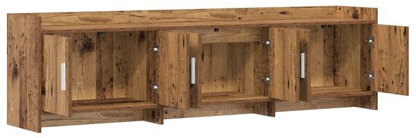 VidaXL TV szekrény 168 x 33 x 47 cm Antik Fa Szerelt Fa