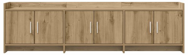 VidaXL TV szekrény 168 x 33 x 47 cm Kézműves Tölgy Szerelt Fa