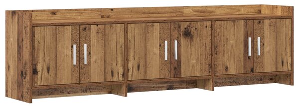 VidaXL TV szekrény 168 x 33 x 47 cm Antik Fa Szerelt Fa