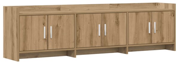 VidaXL TV szekrény 168 x 33 x 47 cm Kézműves Tölgy Szerelt Fa