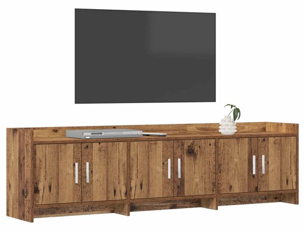 VidaXL TV szekrény 168 x 33 x 47 cm Antik Fa Szerelt Fa