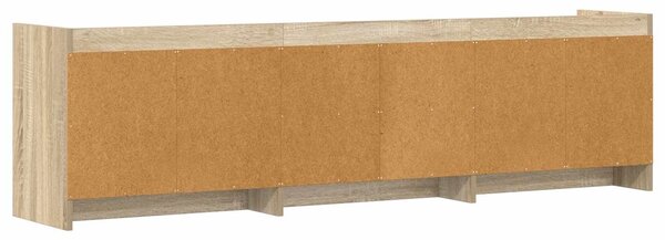 VidaXL TV szekrény 168 x 33 x 47 cm Sonoma Tölgy Szerelt Fa