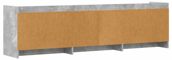 VidaXL TV szekrény 168 x 33 x 47 cm Betonszürke Szerelt Fa